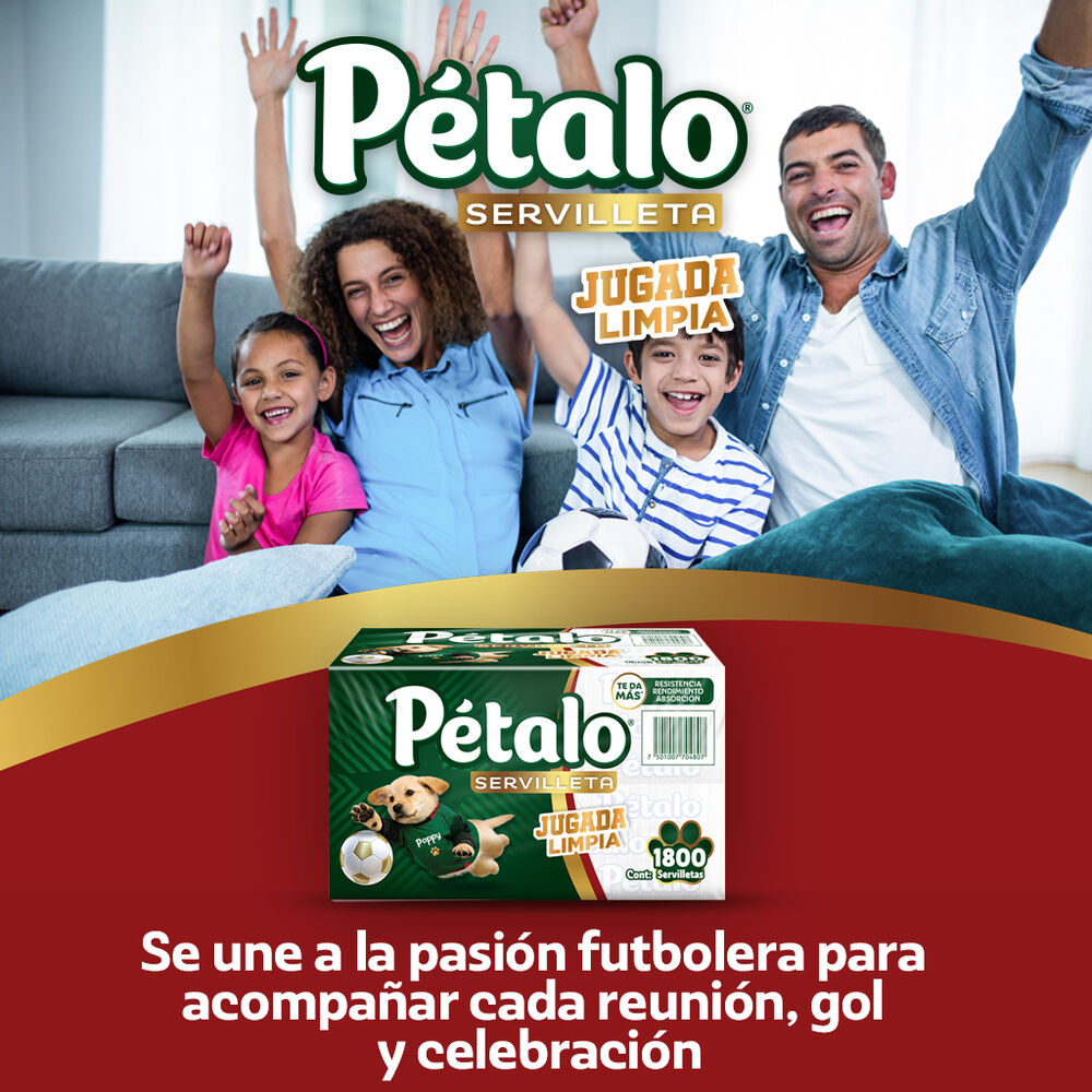Servilleta Hoja Sencilla P&eacute;talo 4 / 450 hojas image number 1